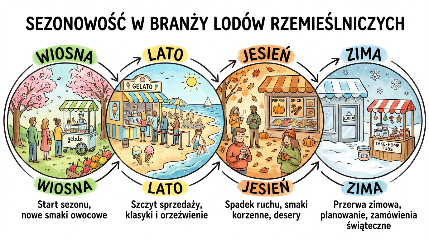Sezonowość w Lodziarni: Jak Wykorzystać Pory Roku?